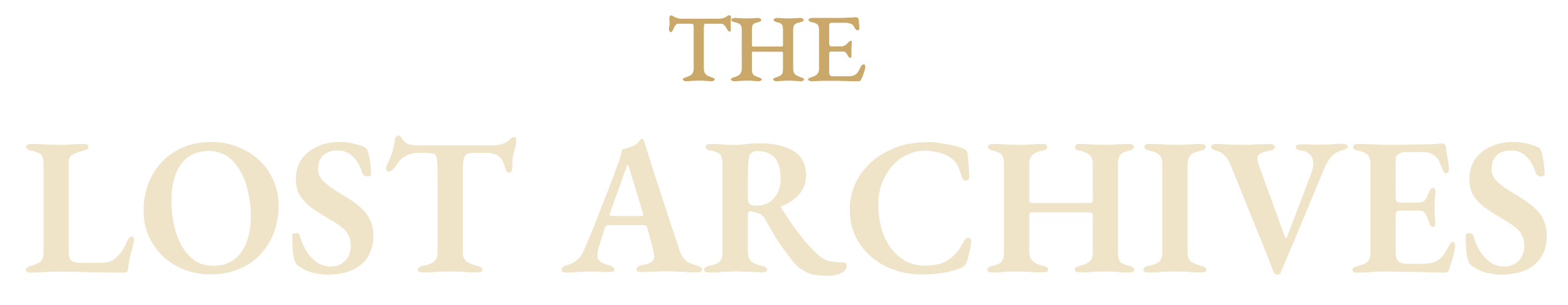 The Lost Archives — A Hidden Knowledge Series